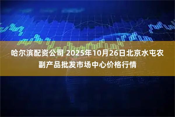 哈尔滨配资公司 2025年10月26日北京水屯农副产品批发市场中心价格行情